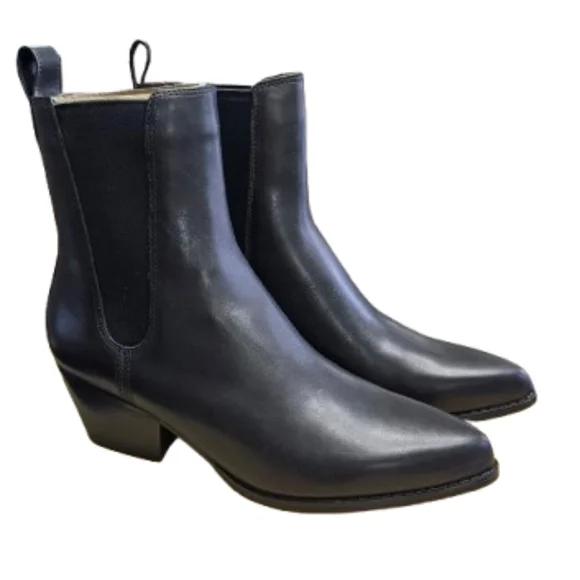 Michael Kors Kinlee Leather Bootie Size 7.5 - Picture 1 of 9